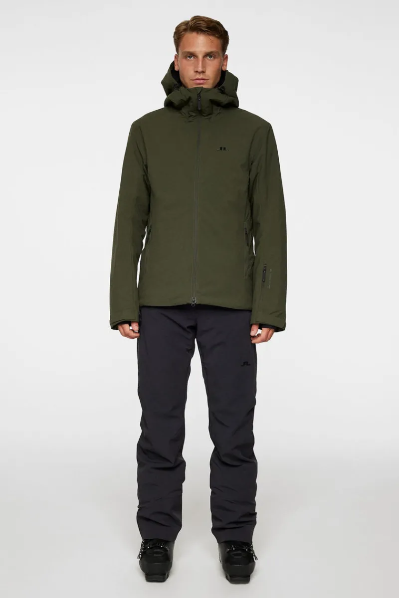 Ski | Jackor-J.Lindeberg Ace Jacket Forest Green