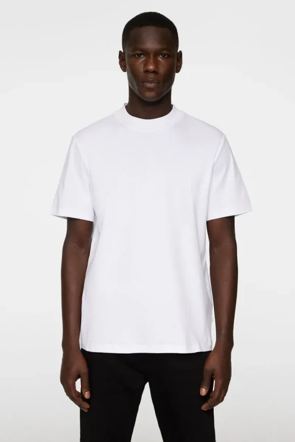 T-shirts | Överdelar-J.Lindeberg Ace Mock Neck T-Shirt White