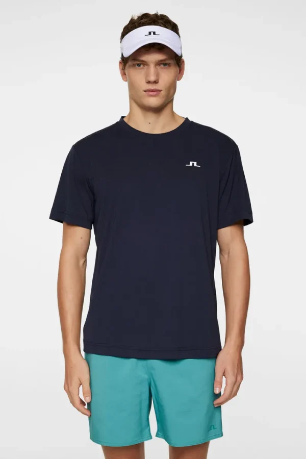 Tennis | T-shirts-J.Lindeberg Ade T-shirt JL Navy