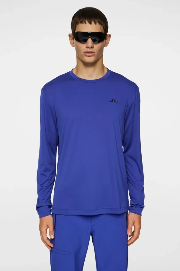 T-shirts | Active-J.Lindeberg Ade T-shirt LS Clematis Blue