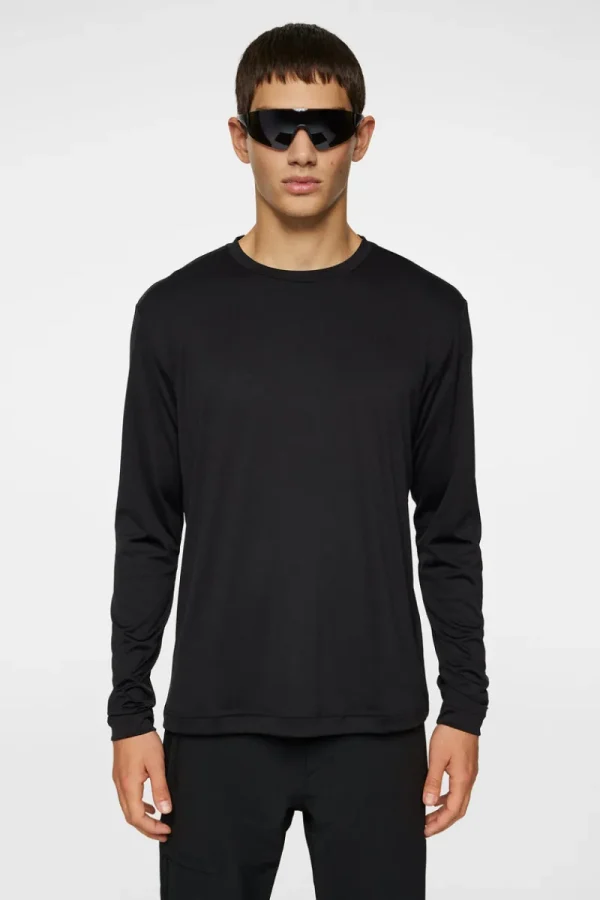 T-shirts | Active-J.Lindeberg Ade T-shirt LS Black