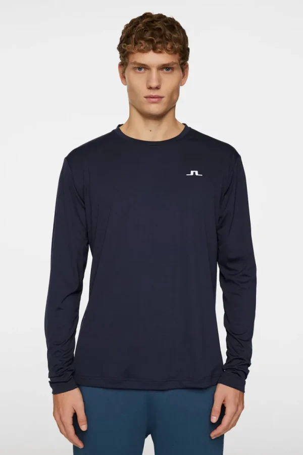 T-shirts | Tennis-J.Lindeberg Ade T-shirt LS JL Navy