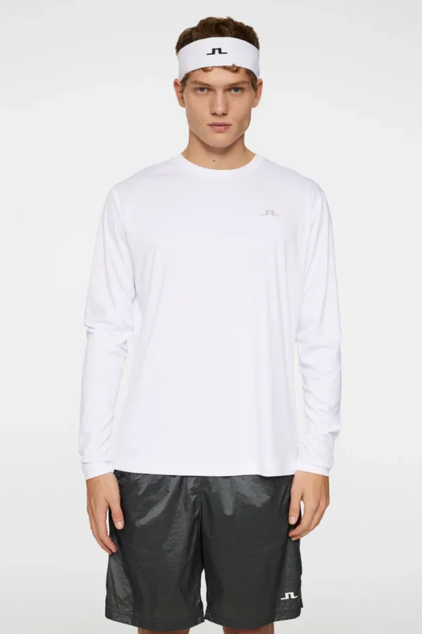 T-shirts | Tennis-J.Lindeberg Ade T-shirt LS White