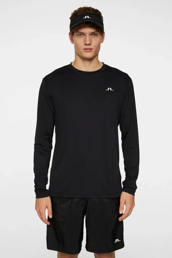 T-shirts | Tennis-J.Lindeberg Ade T-shirt LS Black