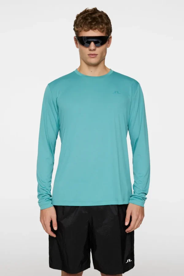 T-shirts | Tennis-J.Lindeberg Ade T-shirt LS Teal
