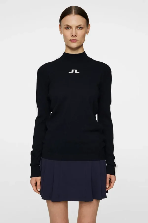 Golf | Stickat-J.Lindeberg Adia Knitted Sweater JL Navy