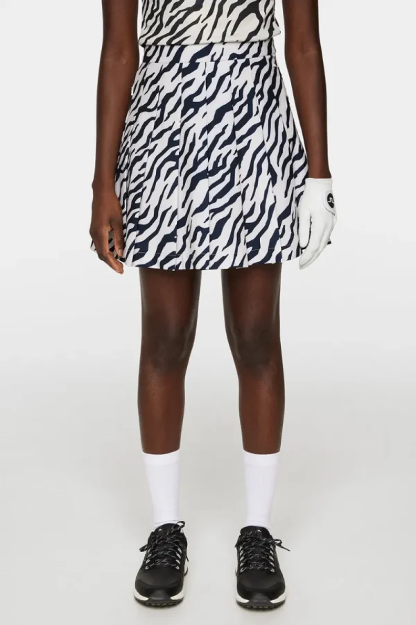 Golf | Kjolar-J.Lindeberg Adina Print Skirt Tour Tiger Moonbeam M