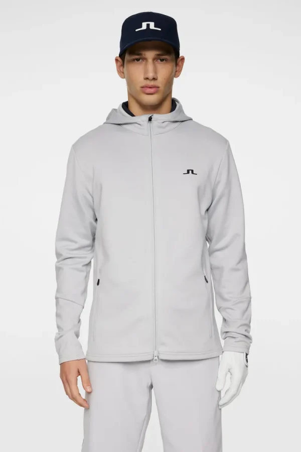 Golf | Bas- Och Mellanlager-J.Lindeberg Aerial Full Zip Hood High Rise