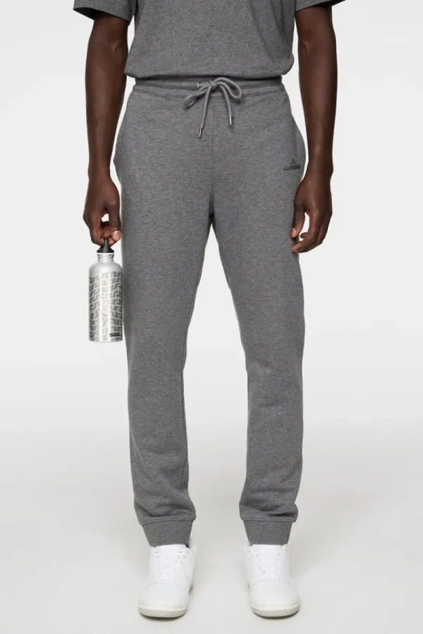 Underdelar-J.Lindeberg Alpha Sweatpant Dark Grey Melange