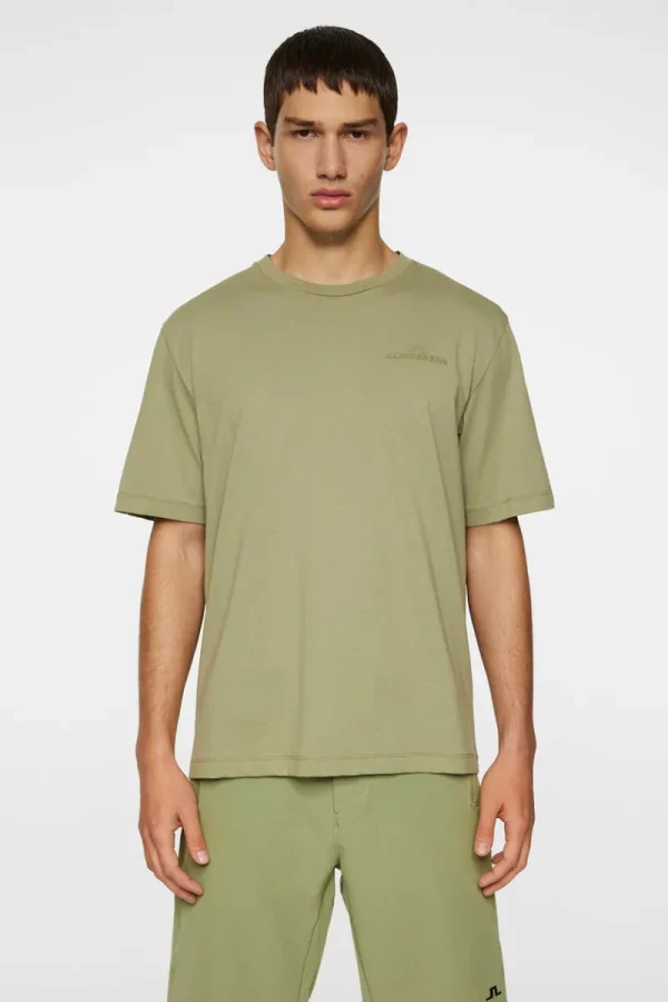 T-shirts | Active-J.Lindeberg Alpha T-shirt Oil Green