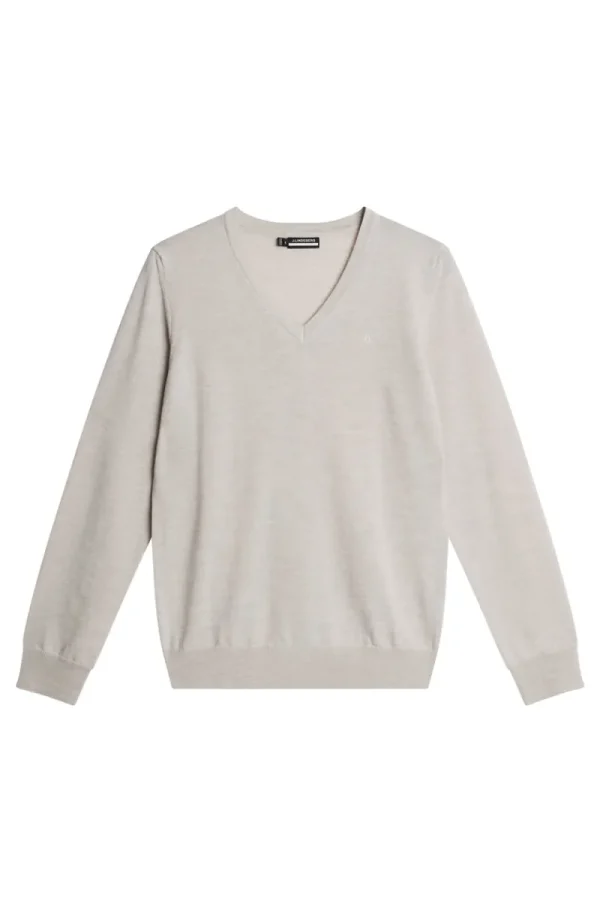 Golf | Stickat-J.Lindeberg Amaya Knitted Sweater Moonbeam