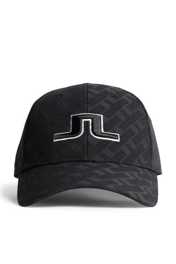 Golf | Golfkepsar-J.Lindeberg Anga Jacquard Cap Tour Geo Jacquard Black M