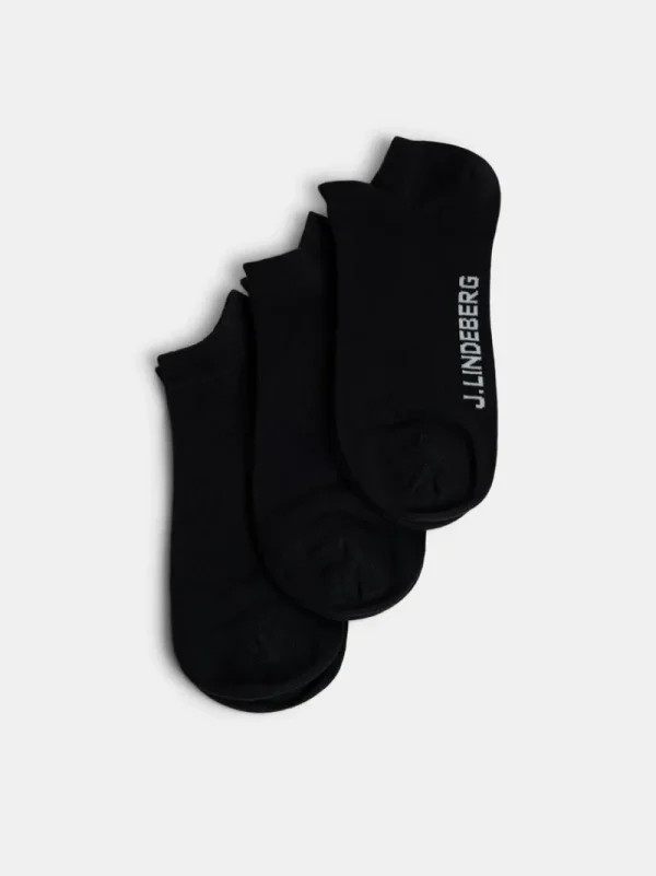 Accessoarer | Accessoarer-J.Lindeberg Ankle Bamboo Sock Black