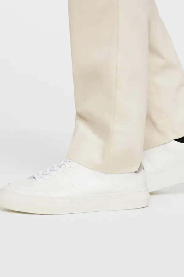 Fashionskor | Skor-J.Lindeberg Art Signature Leather Sneaker White