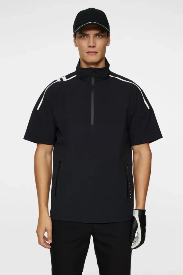 Golf | Ytterkläder-J.Lindeberg Arvid Rain Shirt Black