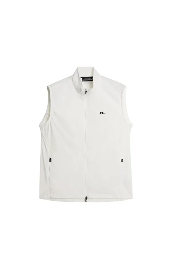 Golf | Ytterkläder-J.Lindeberg Ash Light Packable Vest White