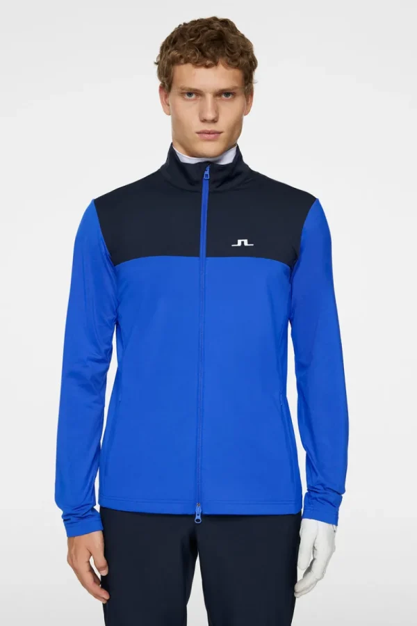 Golf | Ski-J.Lindeberg Banks Mid Layer Club Blue
