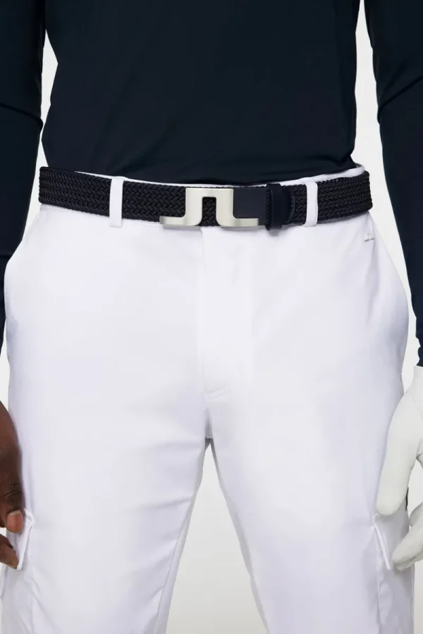 Golf | Golfbälten-J.Lindeberg Berry Elastic Belt JL Navy