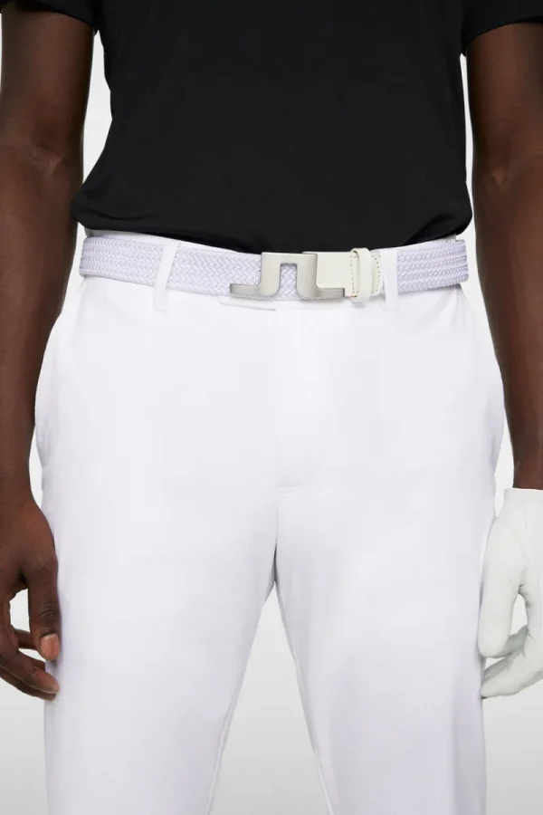 Golf | Golfbälten-J.Lindeberg Berry Elastic Belt White
