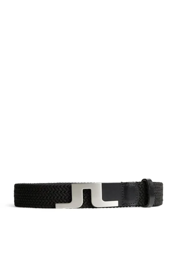 Golf | Golfbälten-J.Lindeberg Berry Elastic Belt Black