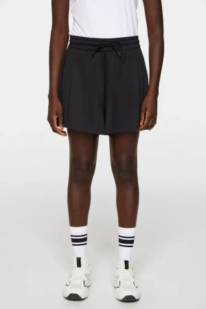Underdelar | Bas- Och Mellanlager-J.Lindeberg Billie Wide Jersey Shorts Black