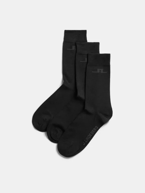 Strumpor | Accessoarer-J.Lindeberg Bridge Bamboo Sock Black