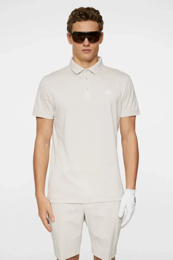 Golf | Pikétröjor-J.Lindeberg Bridge Polo Moonbeam