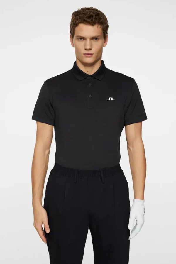 Golf | Pikétröjor-J.Lindeberg Bridge Polo Black