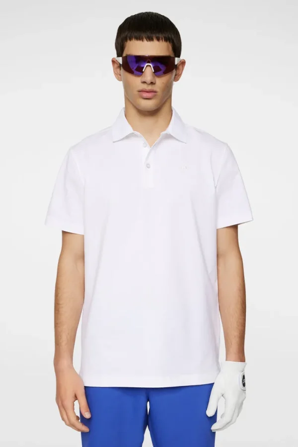 Golf | Pikétröjor-J.Lindeberg Bridger Polo White