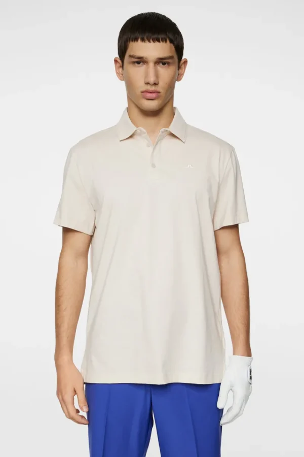 Golf | Överdelar-J.Lindeberg Bridger Polo Moonbeam
