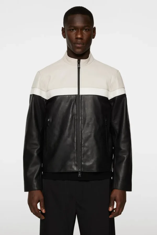 Läder & Mocka | Ytterkläder-J.Lindeberg Brodie Biker Jacket Black