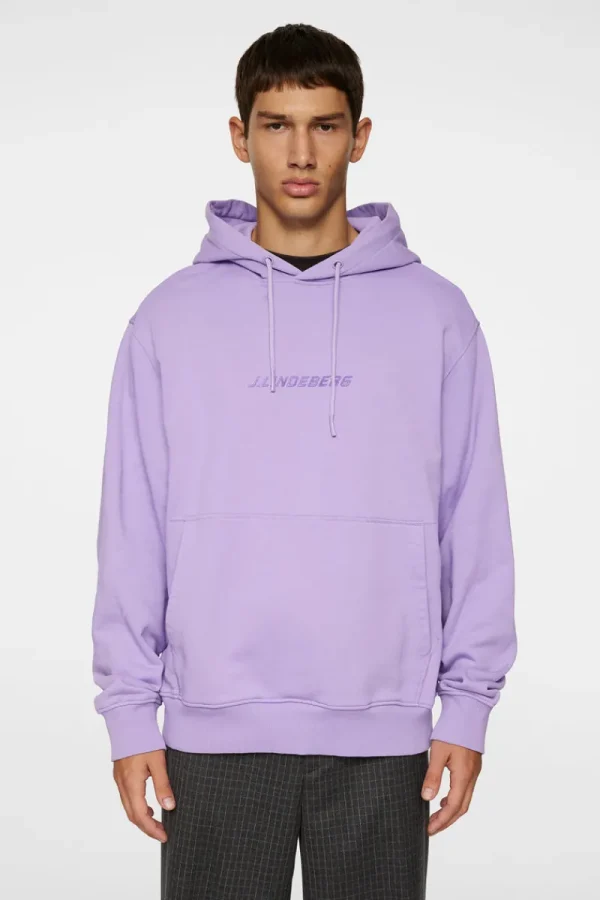 Hoodies | Överdelar-J.Lindeberg Callan Logo Hoodie Bougainvillea