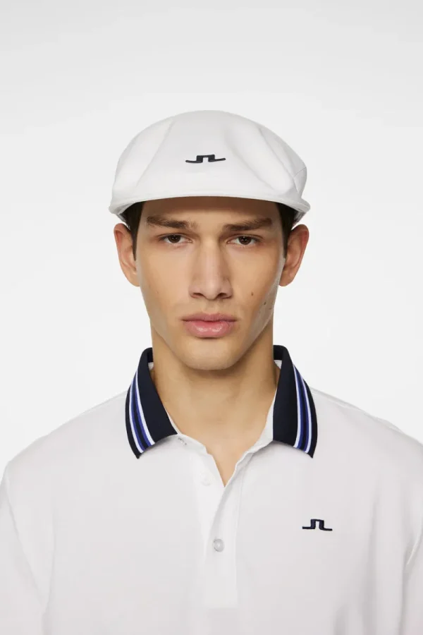Golf | Golfkepsar-J.Lindeberg Campbell Flat Cap White