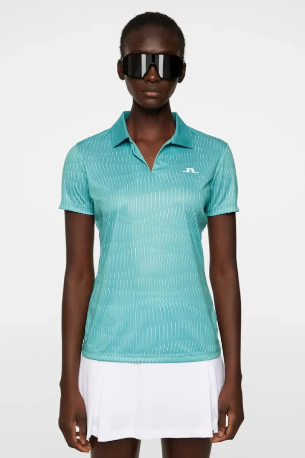Överdelar | Tennis-J.Lindeberg Cassia Top Resonance Teal L