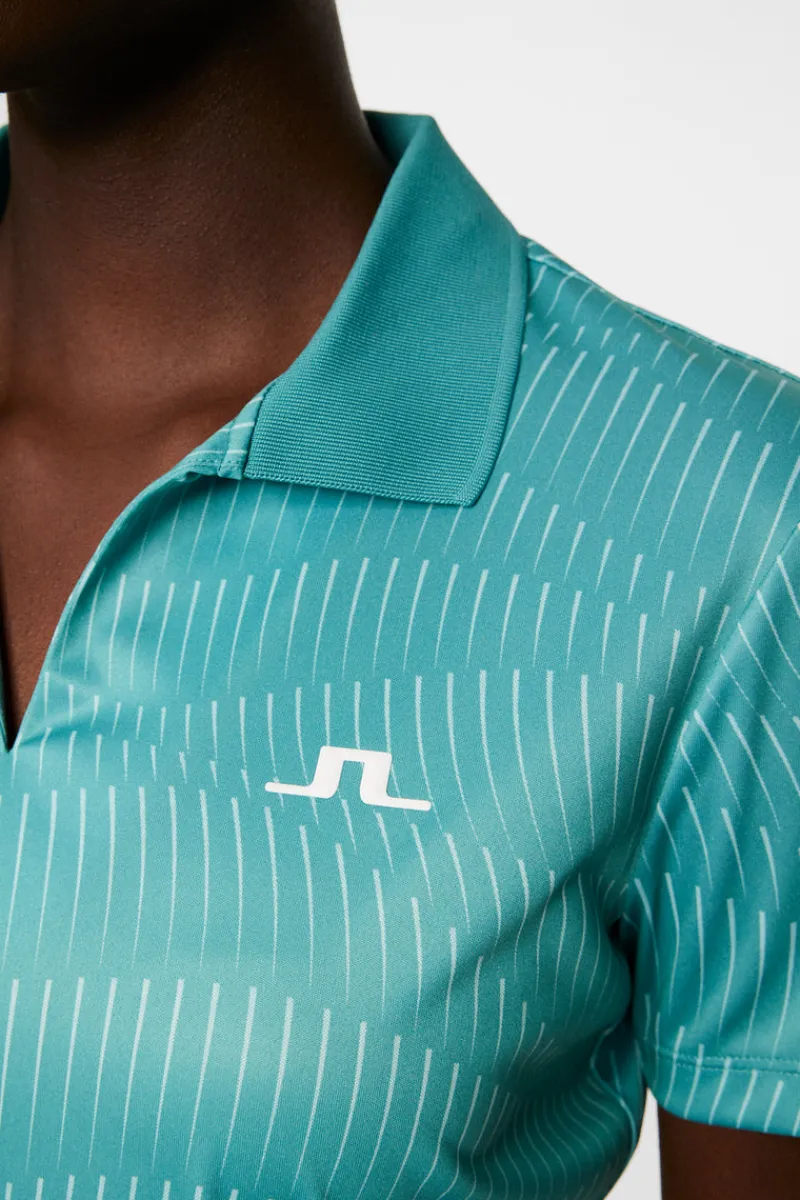 Överdelar | Tennis-J.Lindeberg Cassia Top Resonance Teal L