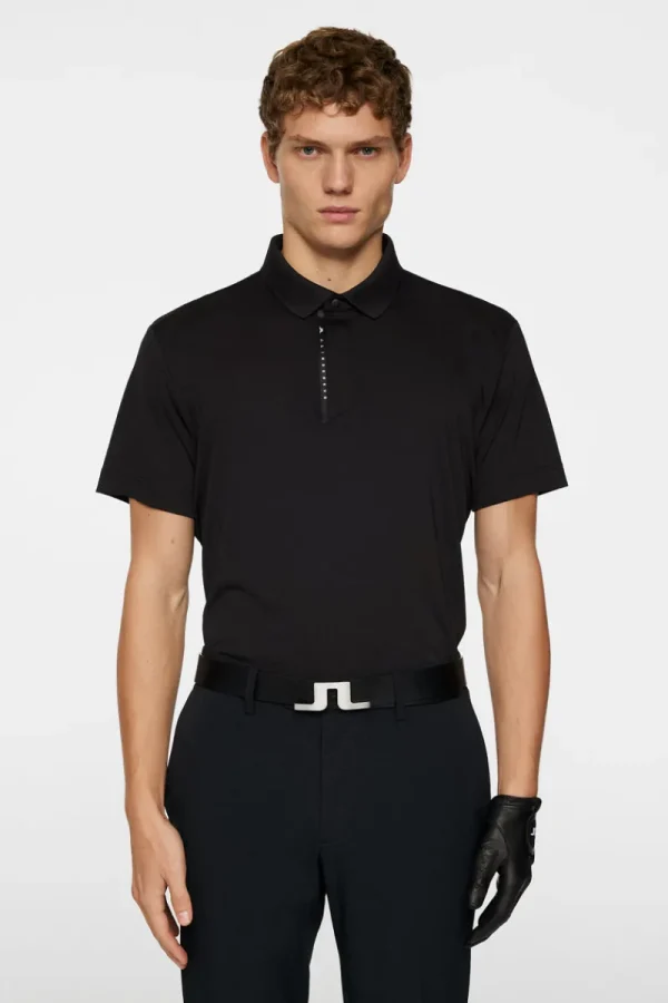 Golf | Pikétröjor-J.Lindeberg Charlie Polo Black