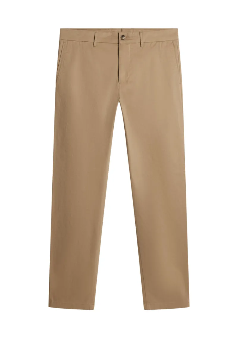 Byxor | Underdelar-J.Lindeberg Ched Cloud Satin Pants Batique Khaki
