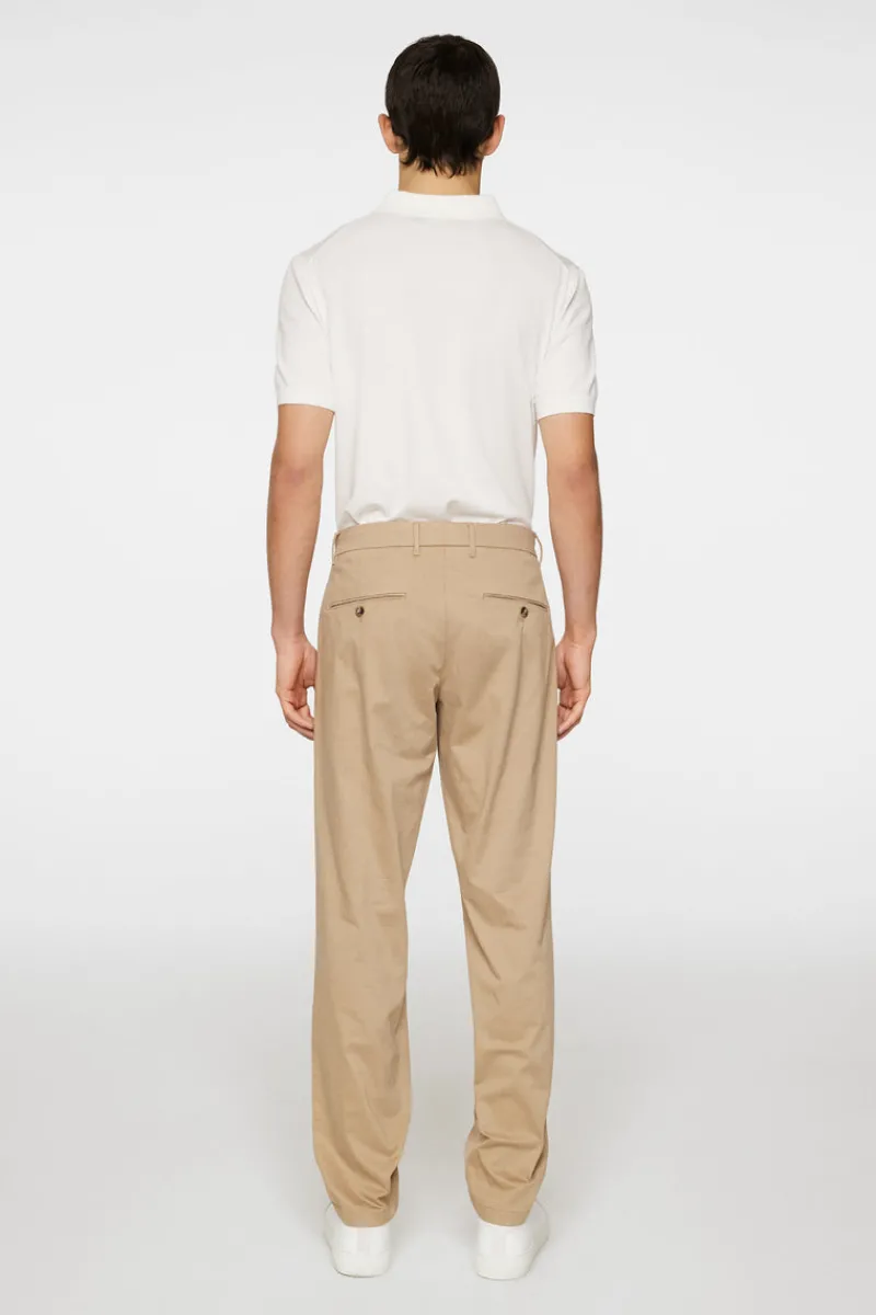 Byxor | Underdelar-J.Lindeberg Ched Cloud Satin Pants Batique Khaki