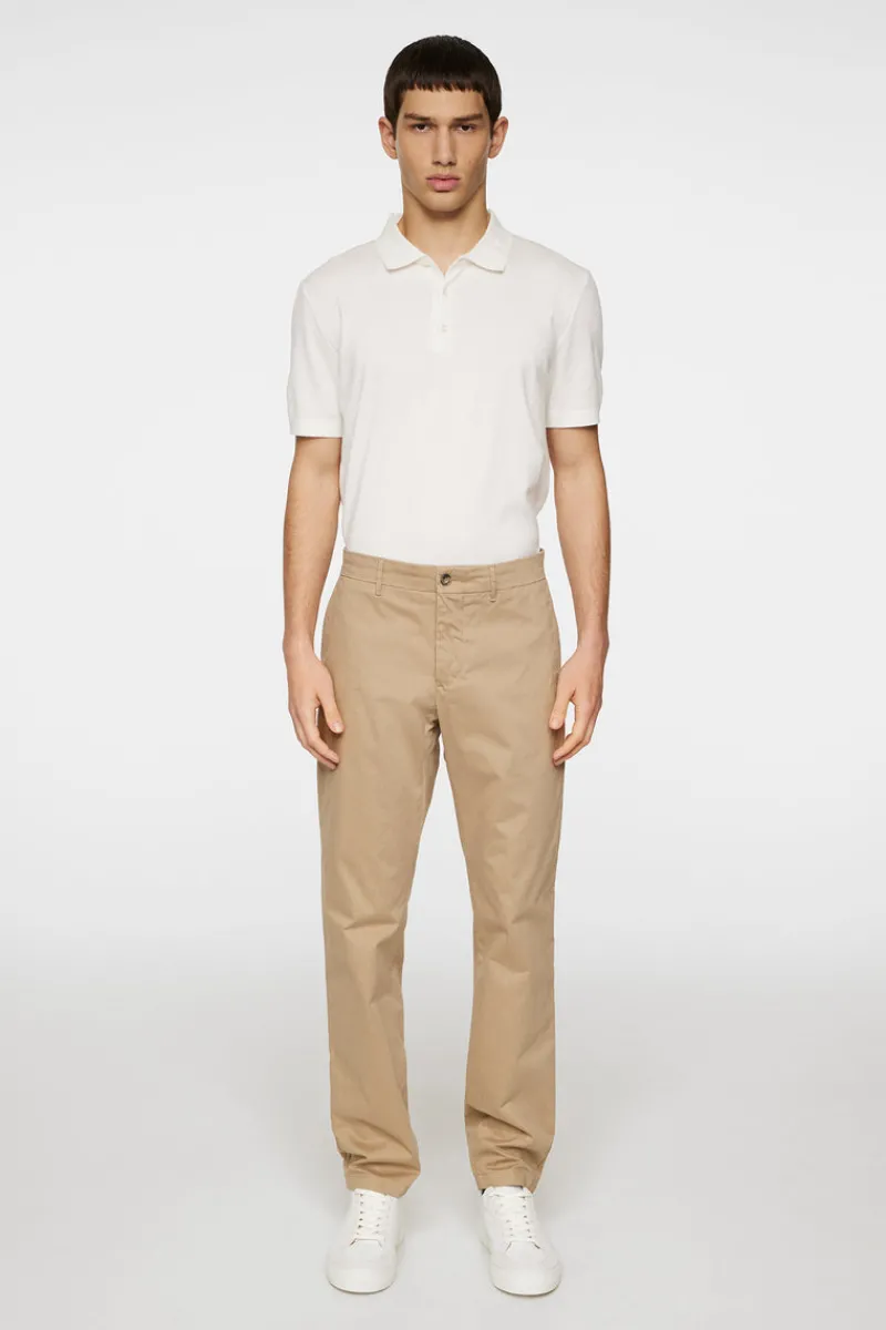Byxor | Underdelar-J.Lindeberg Ched Cloud Satin Pants Batique Khaki