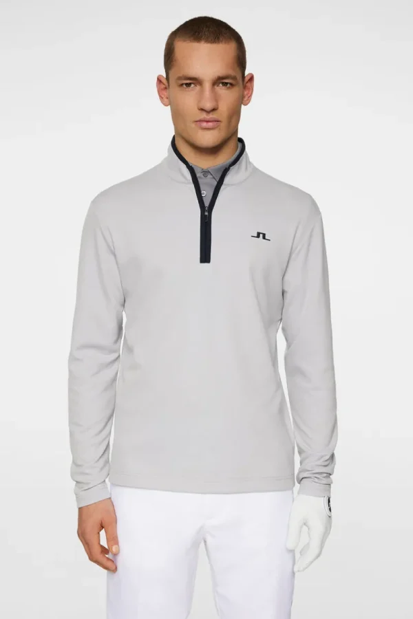 Golf | Bas- Och Mellanlager-J.Lindeberg Clide Quarter Zip Mid Layer High Rise