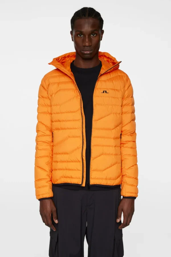 Active-J.Lindeberg Cliff Light Down Hood Persimmon Orange