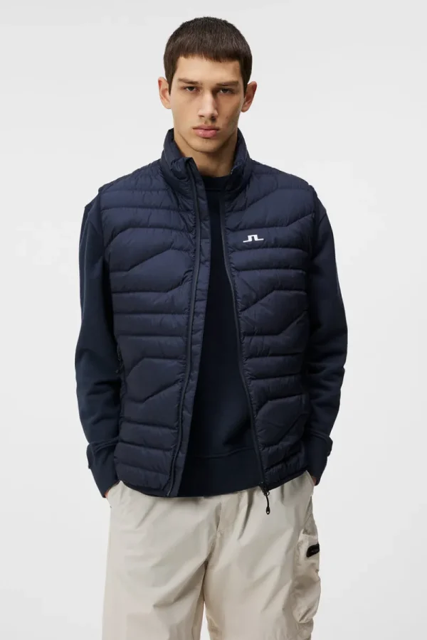 Västar | Outdoor-J.Lindeberg Cliff Light Down Vest JL Navy