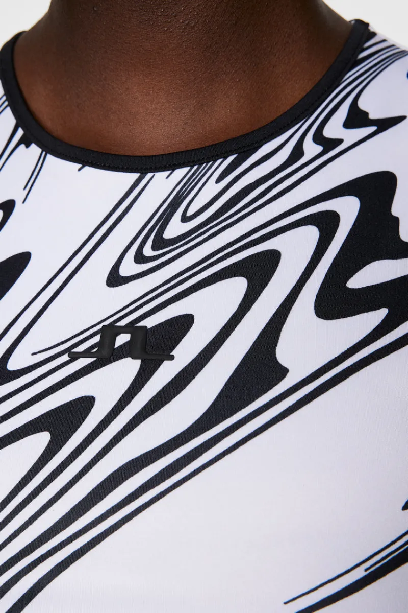Överdelar | Tennis-J.Lindeberg Delia Printed Tank Top Liquify White L