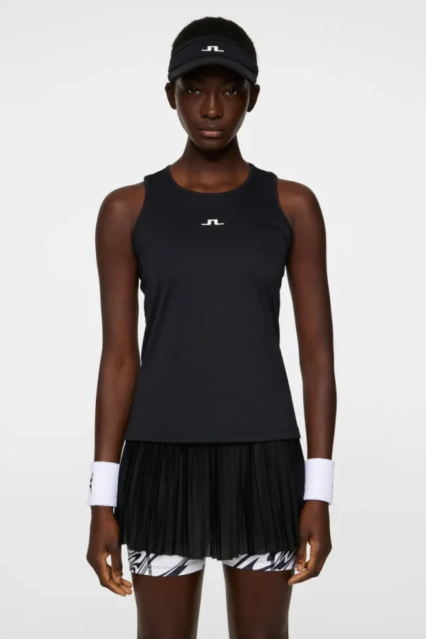 Överdelar | T-shirts-J.Lindeberg Delia Tank Top Black