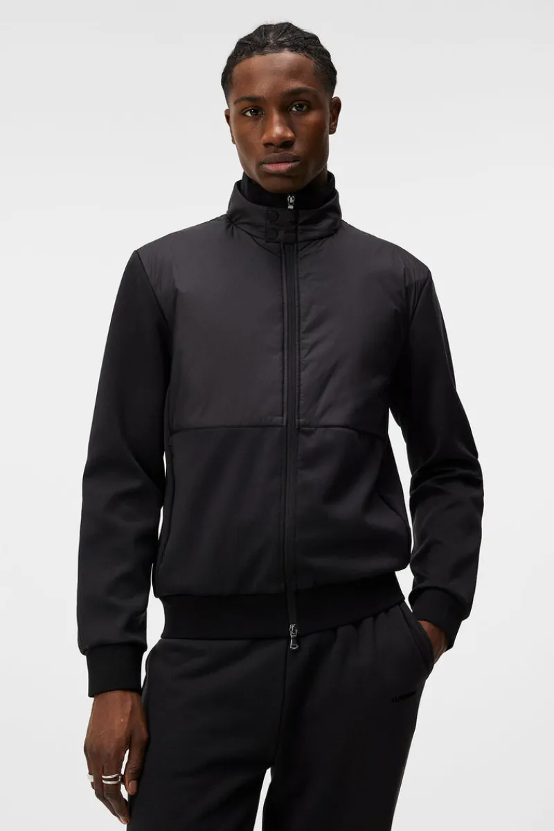 Tröjor | Överdelar-J.Lindeberg Dovid Hybrid Jacket Black