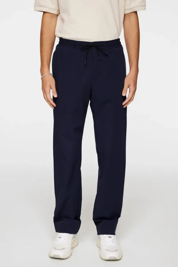 Byxor | Underdelar-J.Lindeberg Dropper Tech bi stretch Pants JL Navy