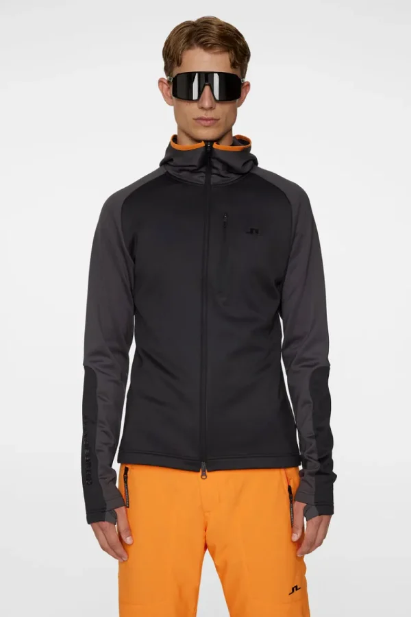 Ski | Bas & Mellanlager-J.Lindeberg Elevation Full Zip Hood Black