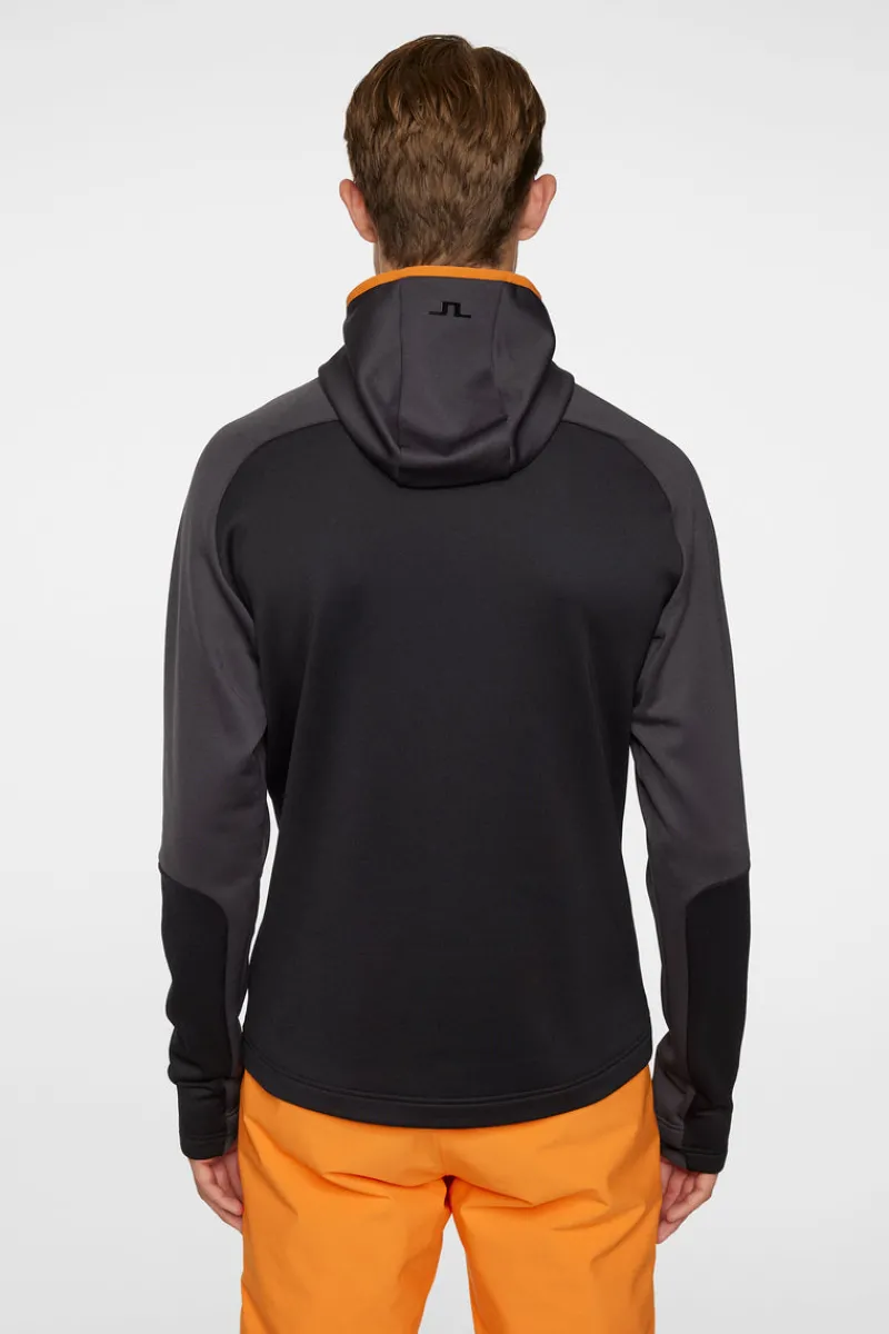 Ski | Bas & Mellanlager-J.Lindeberg Elevation Full Zip Hood Black