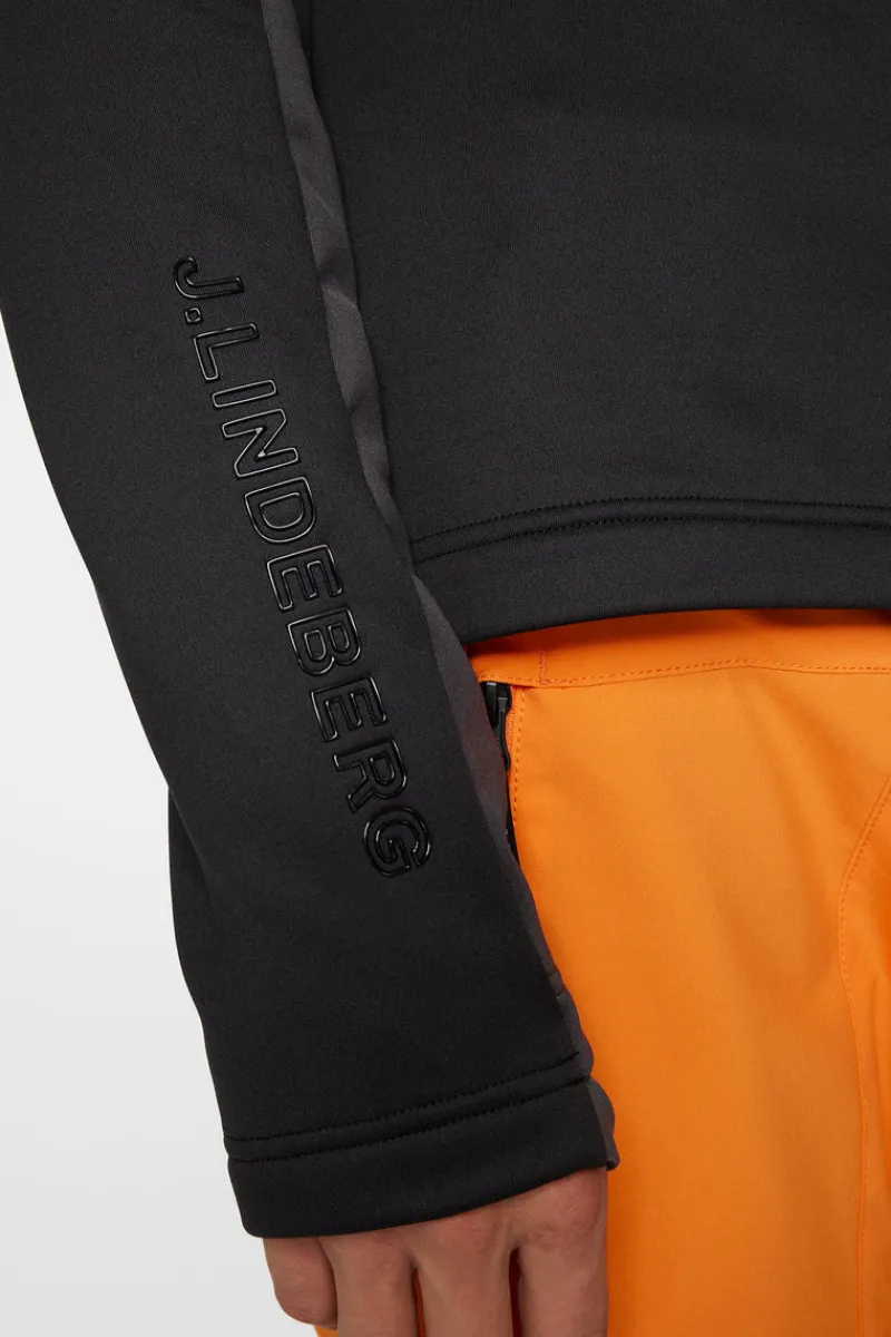 Ski | Bas & Mellanlager-J.Lindeberg Elevation Full Zip Hood Black