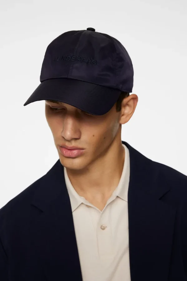 Kepsar | Accessoarer-J.Lindeberg Elijah Nylon Cap JL Navy